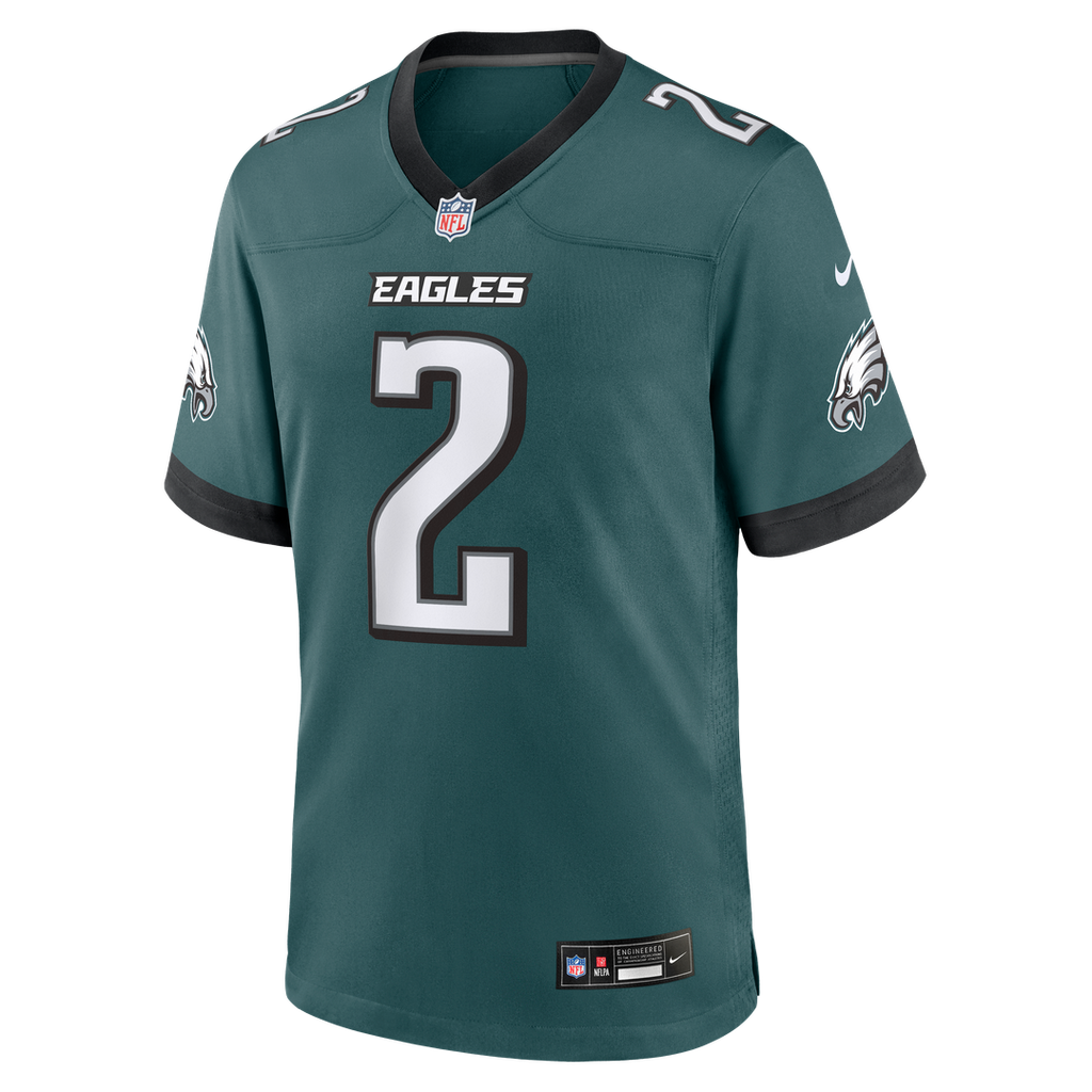 Philadelphia Eagles Tariq Woolen Nike Kelly Green Alternate Game Jersey