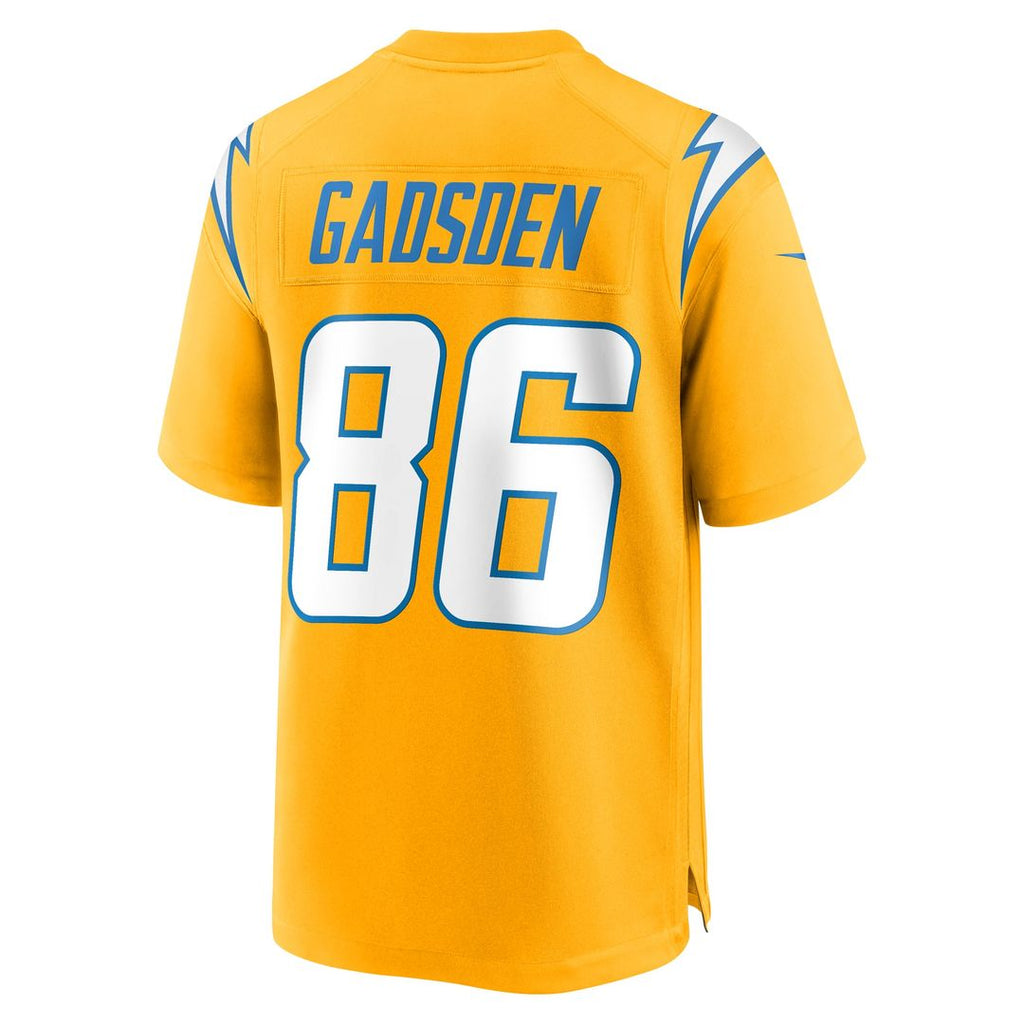 Los Angeles Chargers Oronde Gadsden Nike Powder Blue Team Game Jersey