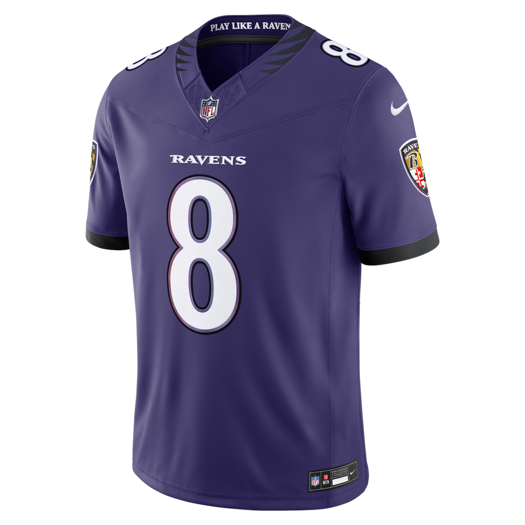 Baltimore Ravens Lamar Jackson Nike Black Alternate Alternate Vapor F.U.S.E. Stitched Limited Jersey