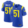 Los Angeles Rams Eddie Walls III Nike Royal Game Jersey
