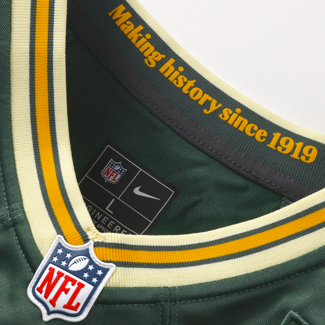 Green Bay Packers Lukas Van Ness Nike Green 2026 Rivalries Collection Game Jersey