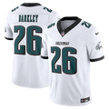Philadelphia Eagles Saquon Barkley Nike White Vapor F.U.S.E. Stitched Limited Jersey