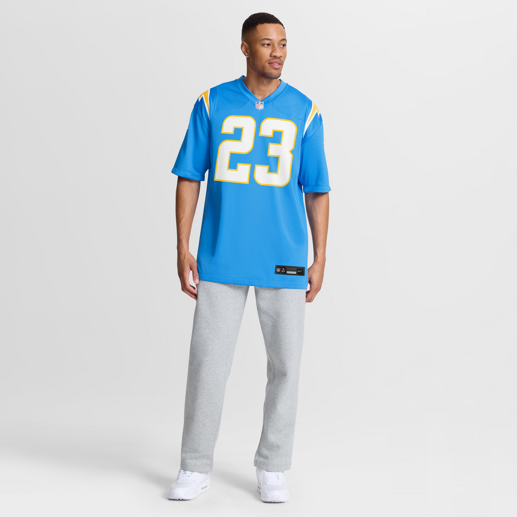 Los Angeles Chargers Tony Jefferson Nike Powder Blue Team Game Jersey