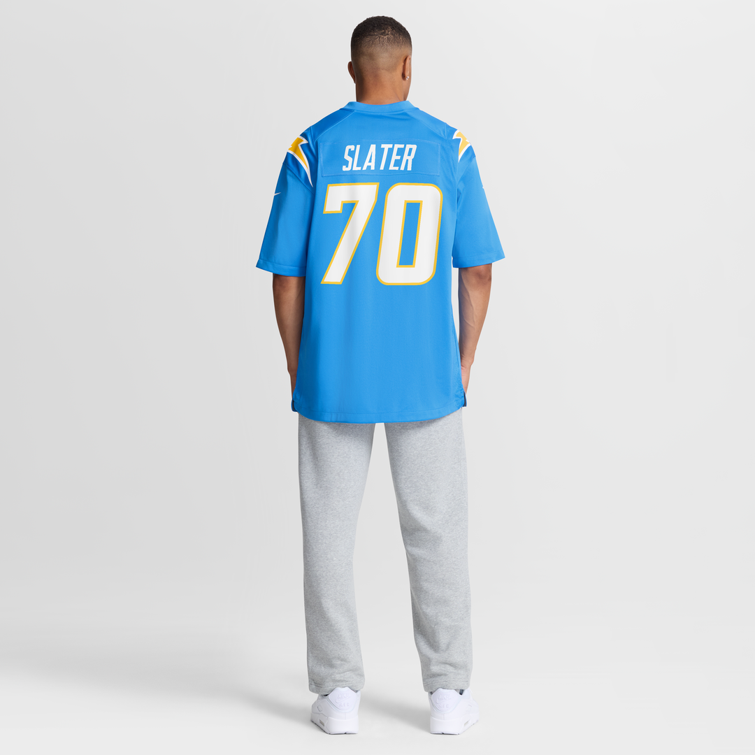 Los Angeles Chargers Rashawn Slater Nike Powder Blue Game Jersey
