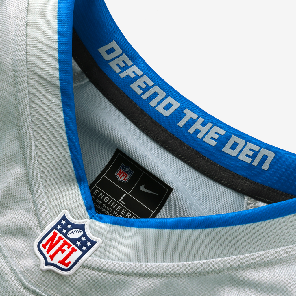 Detroit Lions Amon-Ra St. Brown Nike Silver 2026 Rivalries Collection Game Jersey