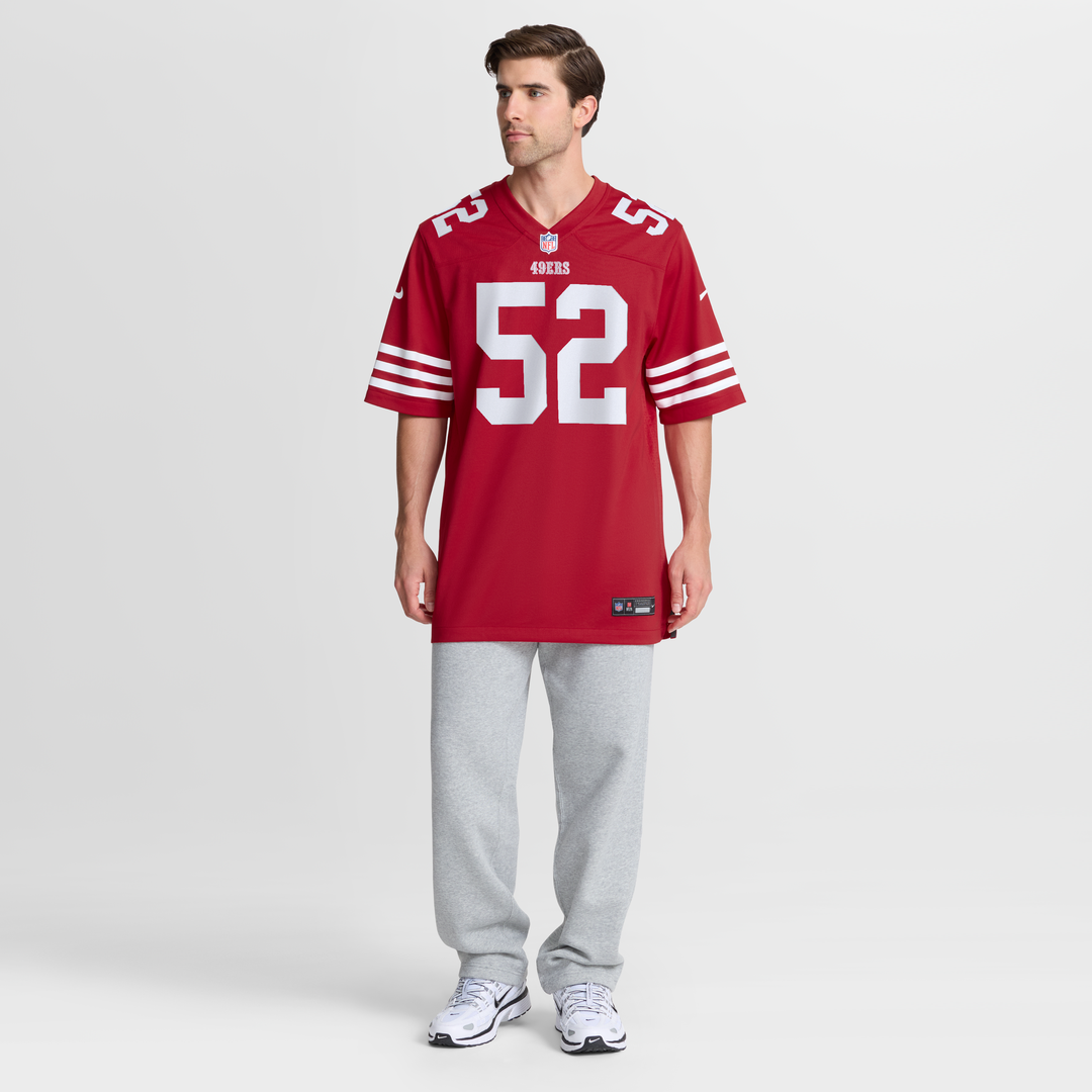 San Francisco 49ers Patrick Willis Nike Scarlet Retired Player Game Jersey