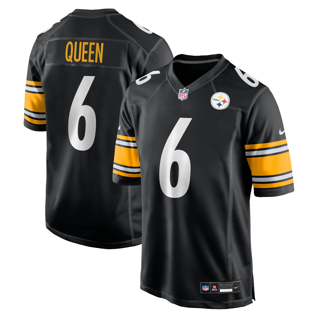 Pittsburgh Steelers Patrick Queen Nike Gold Alternate 1933 Throwback Game Jersey