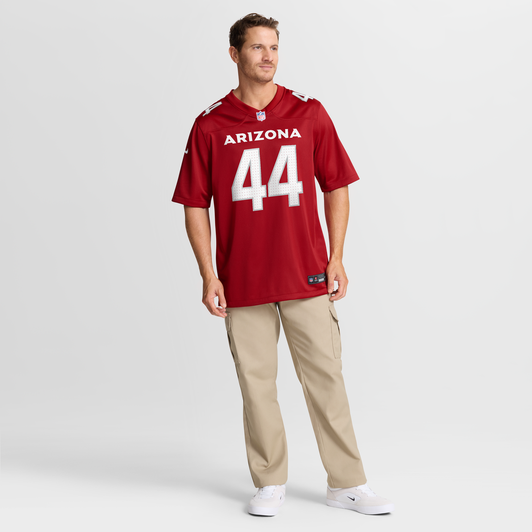 Arizona Cardinals Owen Pappoe Nike Cardinal Team Game Jersey