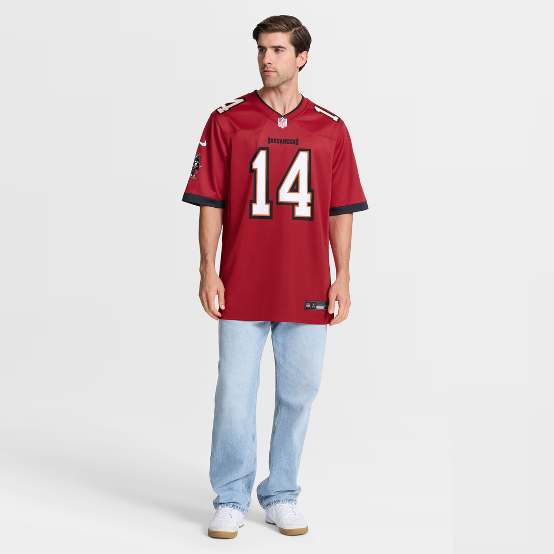 Tampa Bay Buccaneers Brad Johnson Nike Red Game Retired Player Jersey