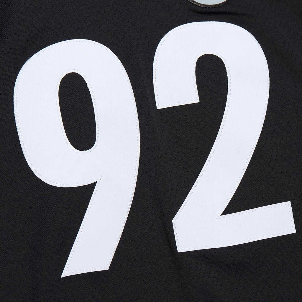 Pittsburgh Steelers James Harrison Mitchell & Ness Black Legacy Replica Jersey