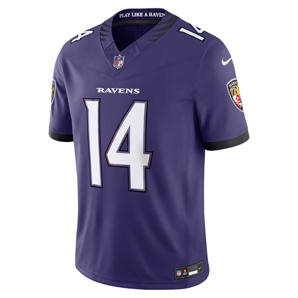 Baltimore Ravens Kyle Hamilton Nike Black Alternate Vapor F.U.S.E. Stitched Limited Jersey