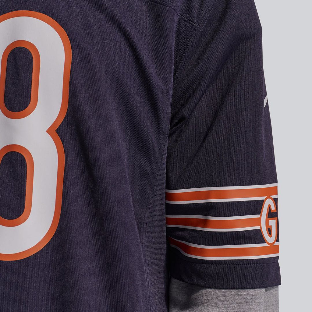 Chicago Bears Caleb Williams Nike Orange Alternate Player Game Jersey