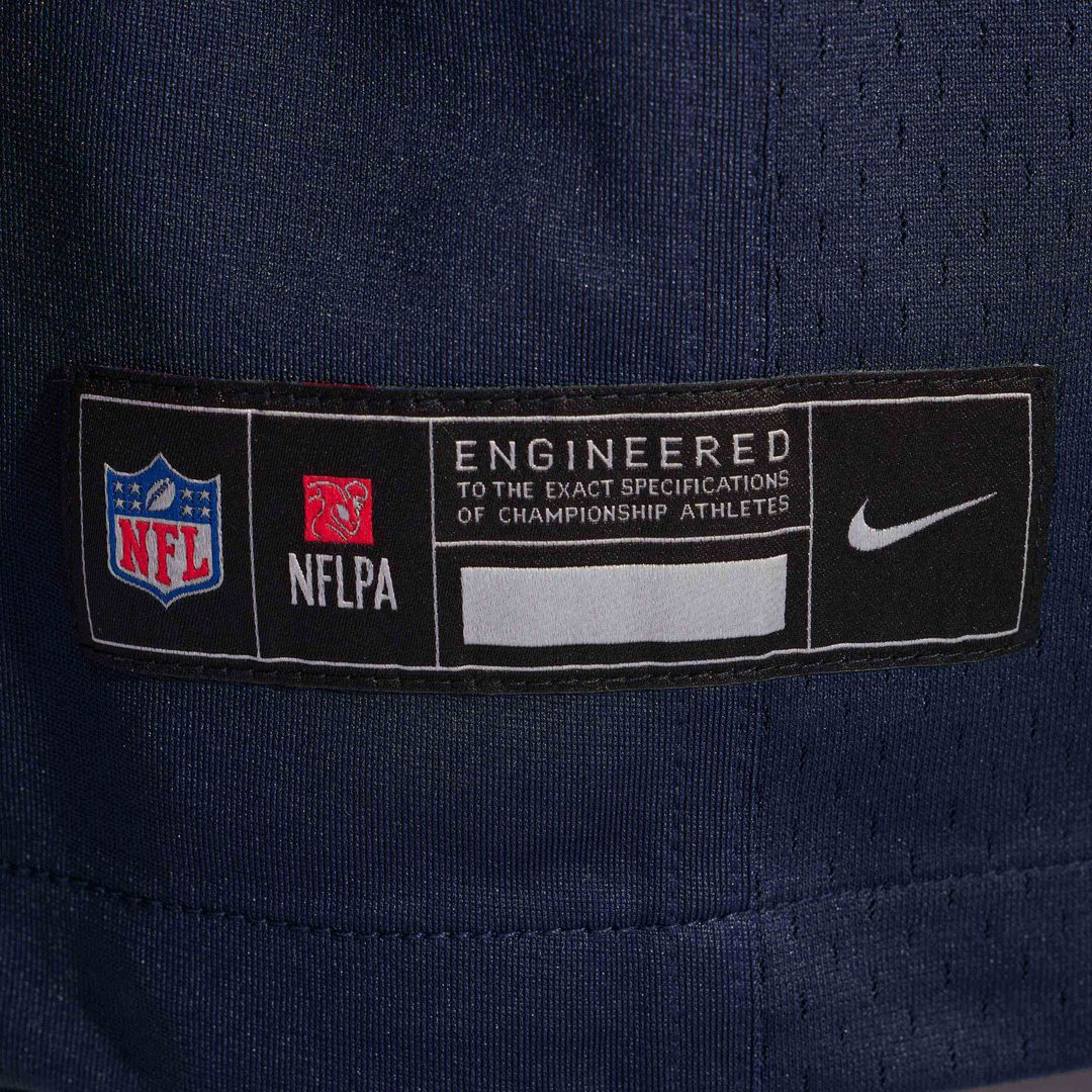 Chicago Bears Ozzy Trapilo Nike Navy Team Game Jersey
