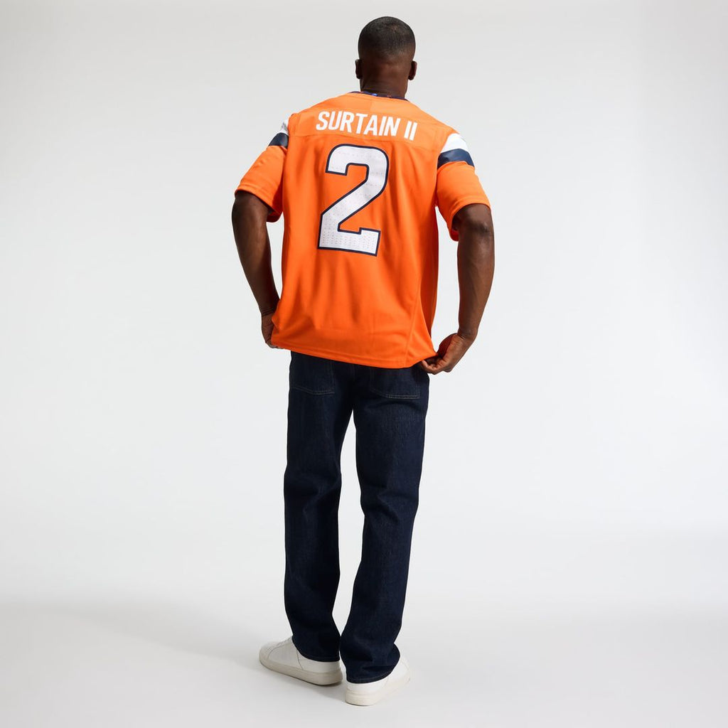 Denver Broncos Pat Surtain II Nike Navy Alternate Vapor F.U.S.E. Stitched Limited Jersey