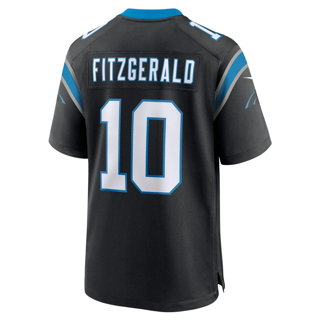 Carolina Panthers Ryan Fitzgerald Nike Black Team Game Jersey