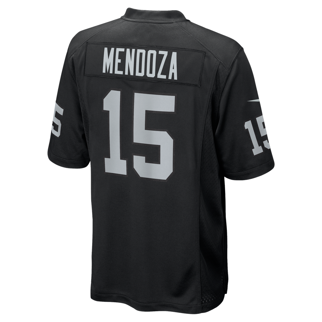 Las Vegas Raiders Fernando Mendoza Nike Black Team Game Jersey
