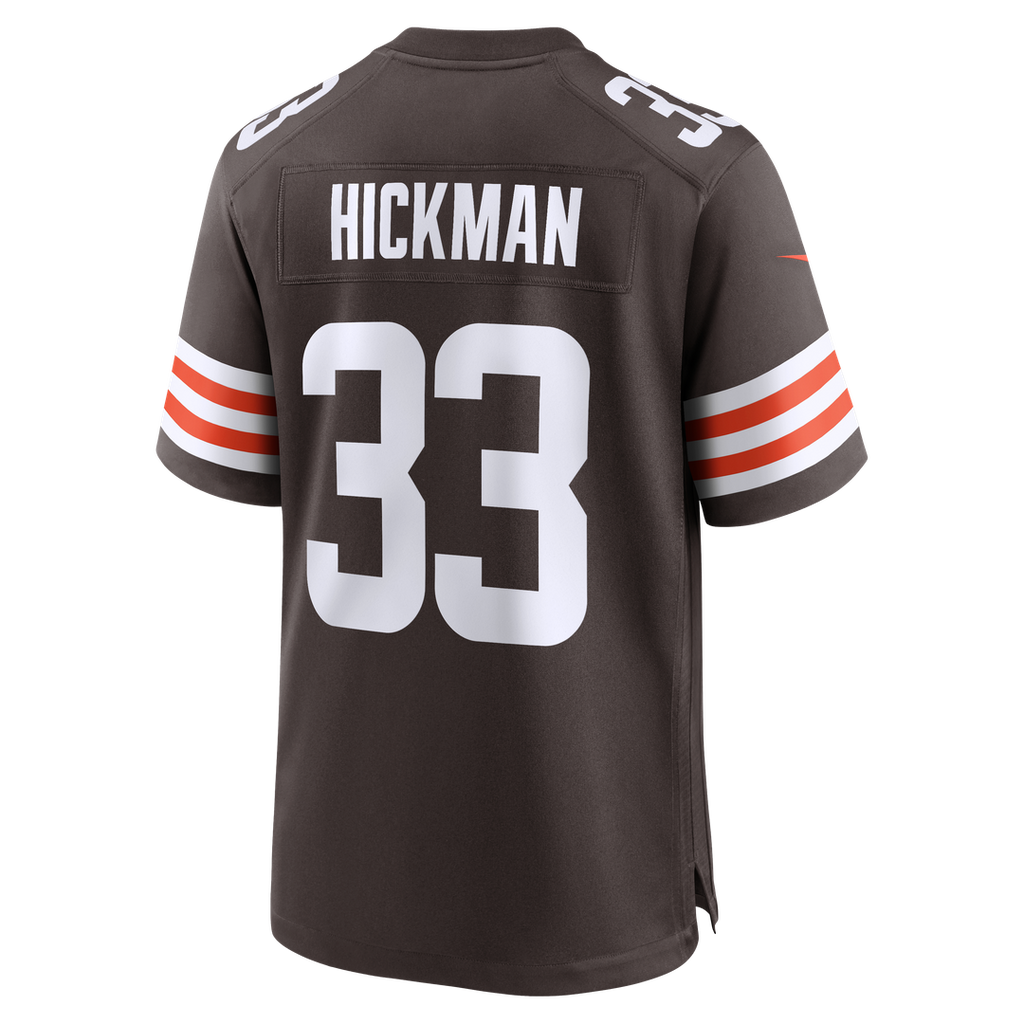 Cleveland Browns Ronnie Hickman Nike Brown Team Game Jersey