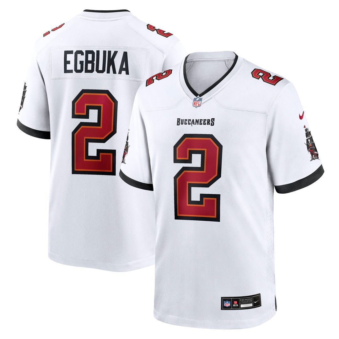 Tampa Bay Buccaneers Emeka Egbuka Nike Red Team Game Jersey