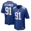 New York Giants Darius Alexander Nike Royal Team Game Jersey