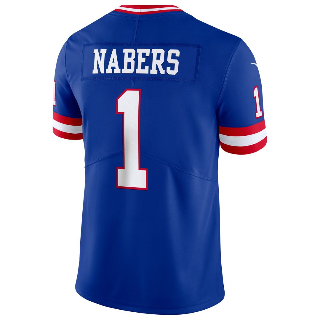 New York Giants Malik Nabers Nike Royal Alternate 2 Legacy Vapor Untouchable Limited Jersey