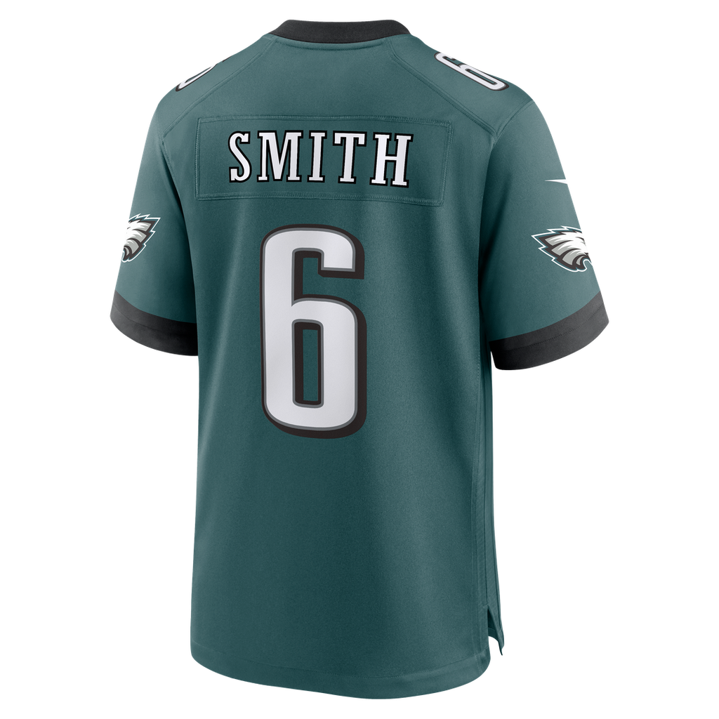 Philadelphia Eagles DeVonta Smith Nike Midnight Green Team Game Jersey
