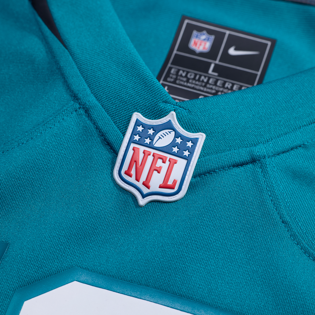 Jacksonville Jaguars Number 1 Dad Nike Teal Game Jersey