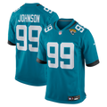 Jacksonville Jaguars Austin Johnson Nike Teal Team Game Jersey