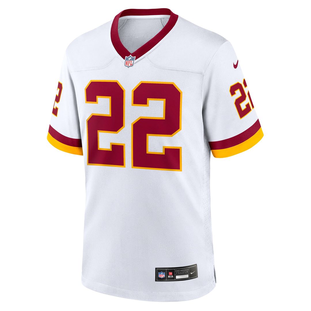 Washington Commanders Jacory Croskey-Merritt Nike Black Hail Raiser Alternate Game Jersey