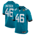 Jacksonville Jaguars Ross Matiscik Nike Teal Game Jersey