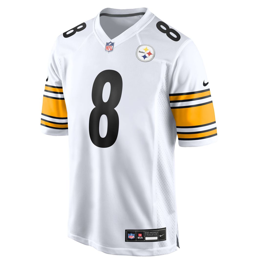 Pittsburgh Steelers Aaron Rodgers Nike White Game Jersey