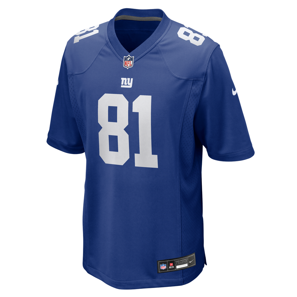 New York Giants Jalin Hyatt Nike Royal Team Game Jersey