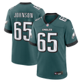 Philadelphia Eagles Lane Johnson Nike Midnight Green Team Game Jersey