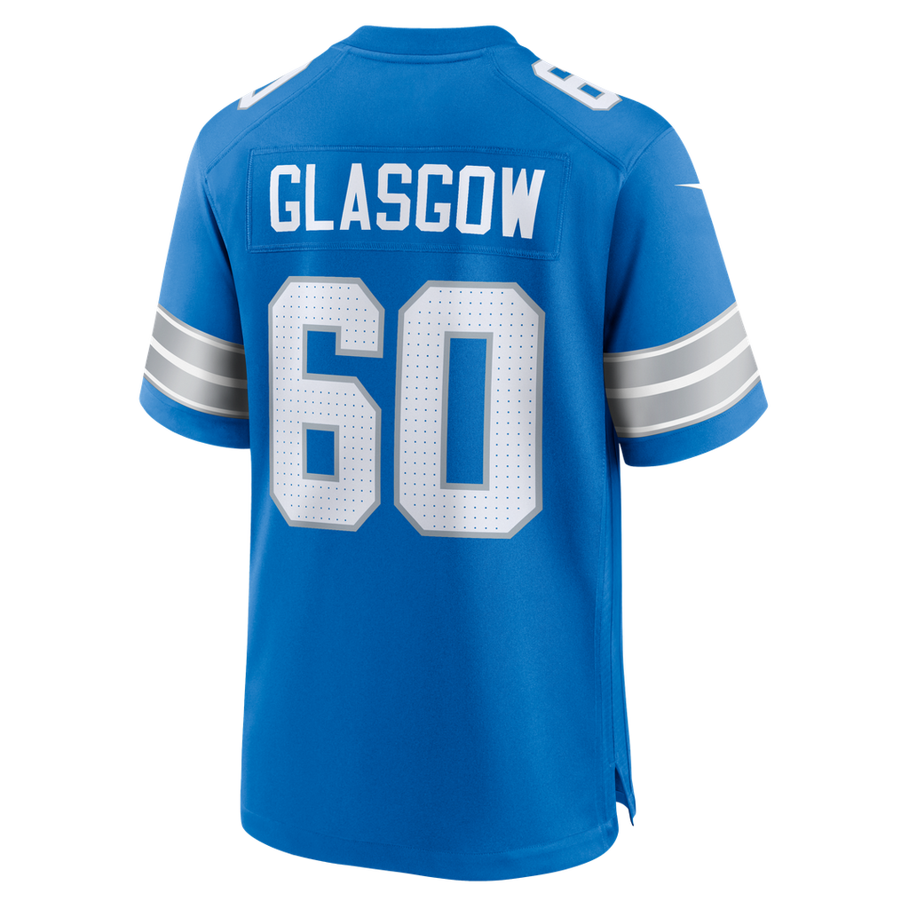 Detroit Lions Graham Glasgow Nike Blue Team Game Jersey