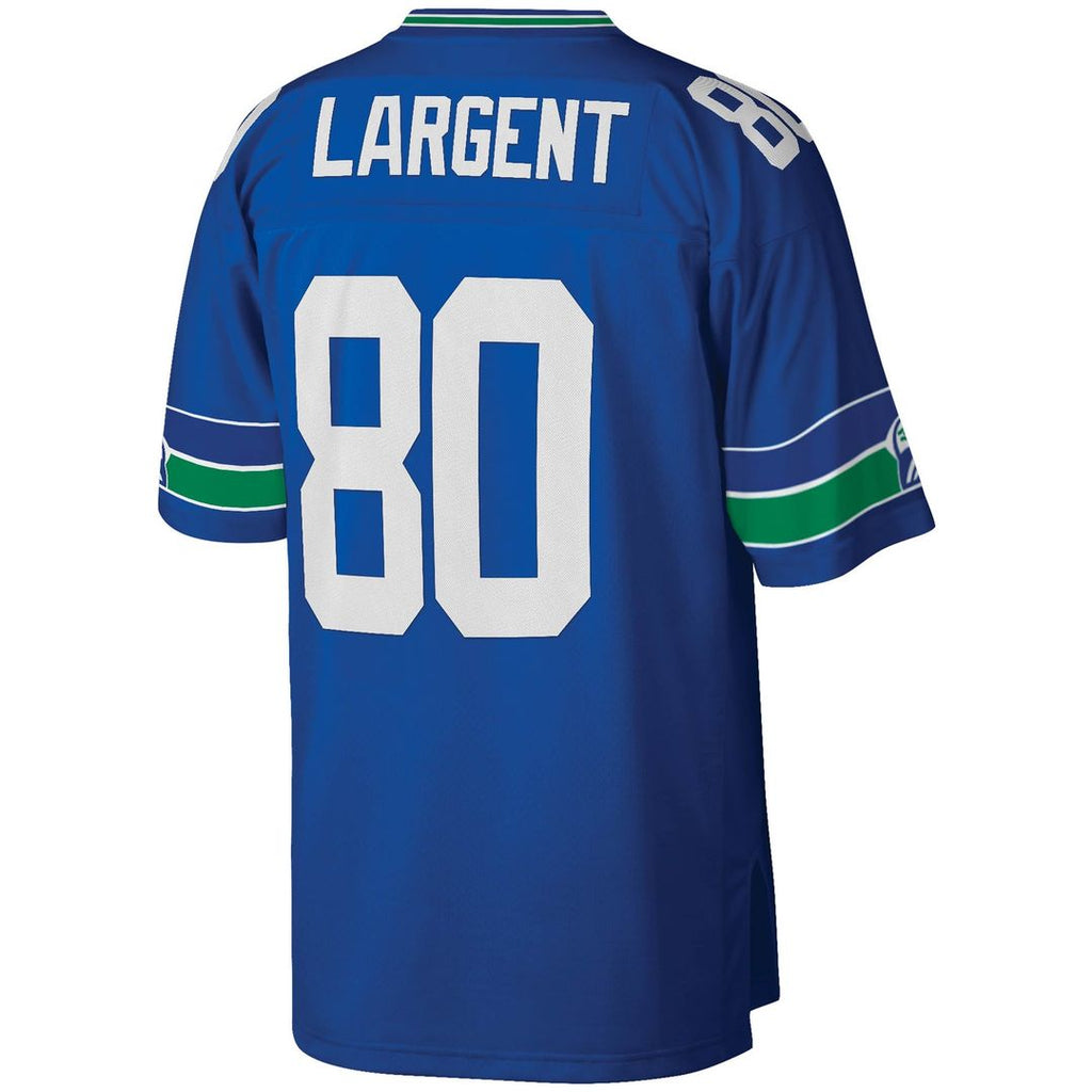 Seattle Seahawks Steve Largent Mitchell & Ness Royal Legacy Replica Jersey