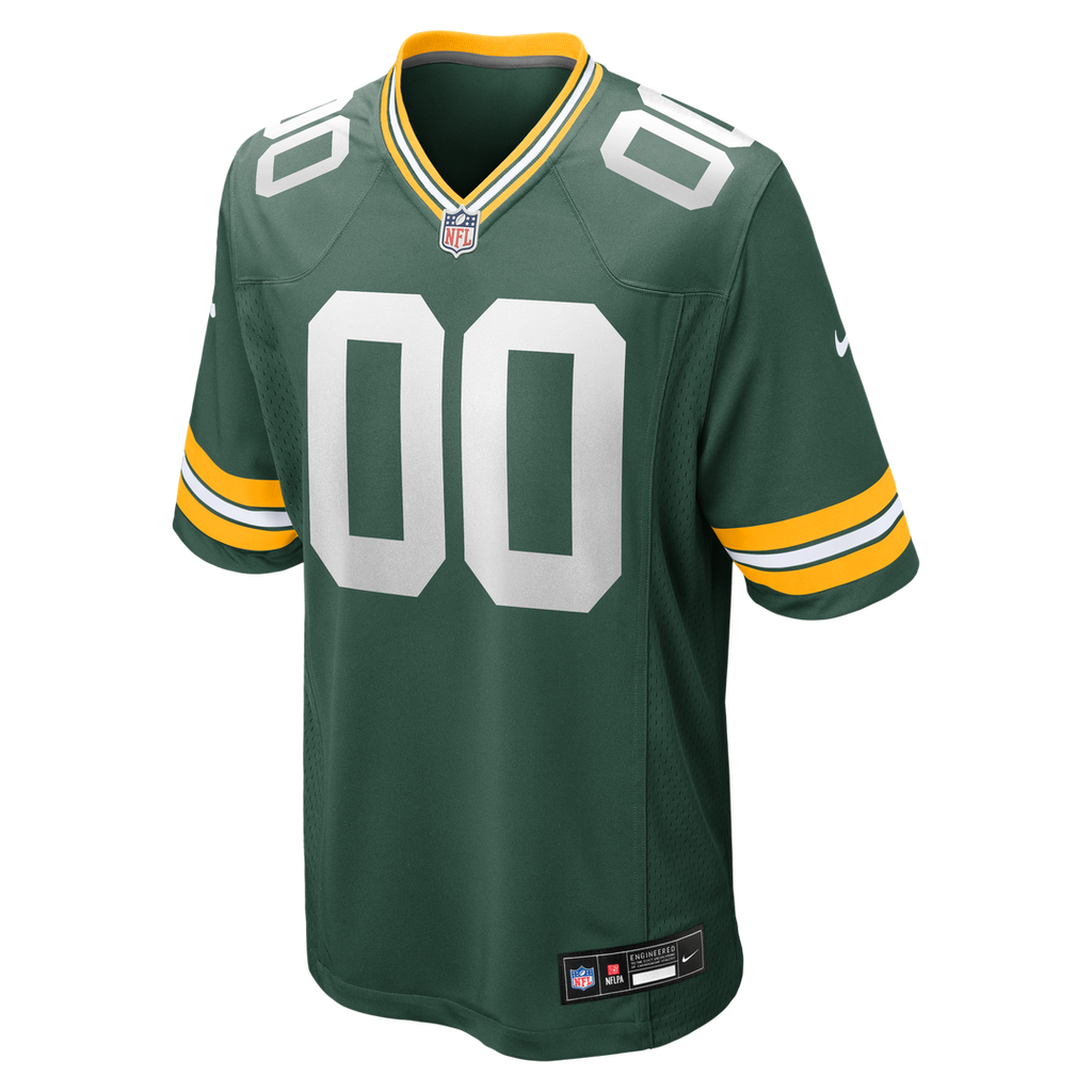 Green Bay Packers Nike Green Custom Game Jersey