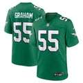 Philadelphia Eagles Brandon Graham Nike Kelly Green Alternate Game Jersey