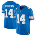 Detroit Lions Amon-Ra St. Brown Nike Blue Vapor F.U.S.E. Limited Jersey