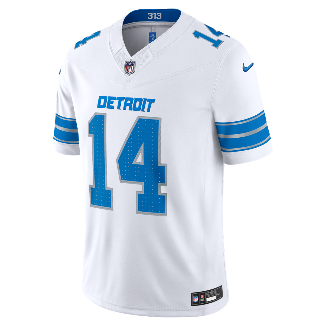 Detroit Lions Amon-Ra St. Brown Nike White Vapor F.U.S.E. Stitched Limited Jersey