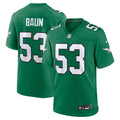 Philadelphia Eagles Zack Baun Nike Kelly Green Alternate Game Jersey