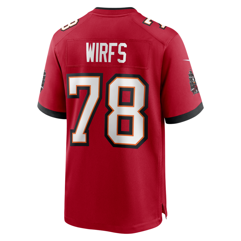 Tampa Bay Buccaneers Tristan Wirfs Nike Orange Alternate Game Jersey