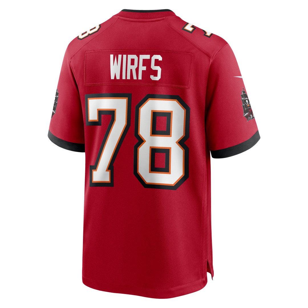 Tampa Bay Buccaneers Tristan Wirfs Nike Orange Alternate Game Jersey