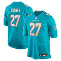 Miami Dolphins Ethan Bonner Nike Aqua Game Jersey