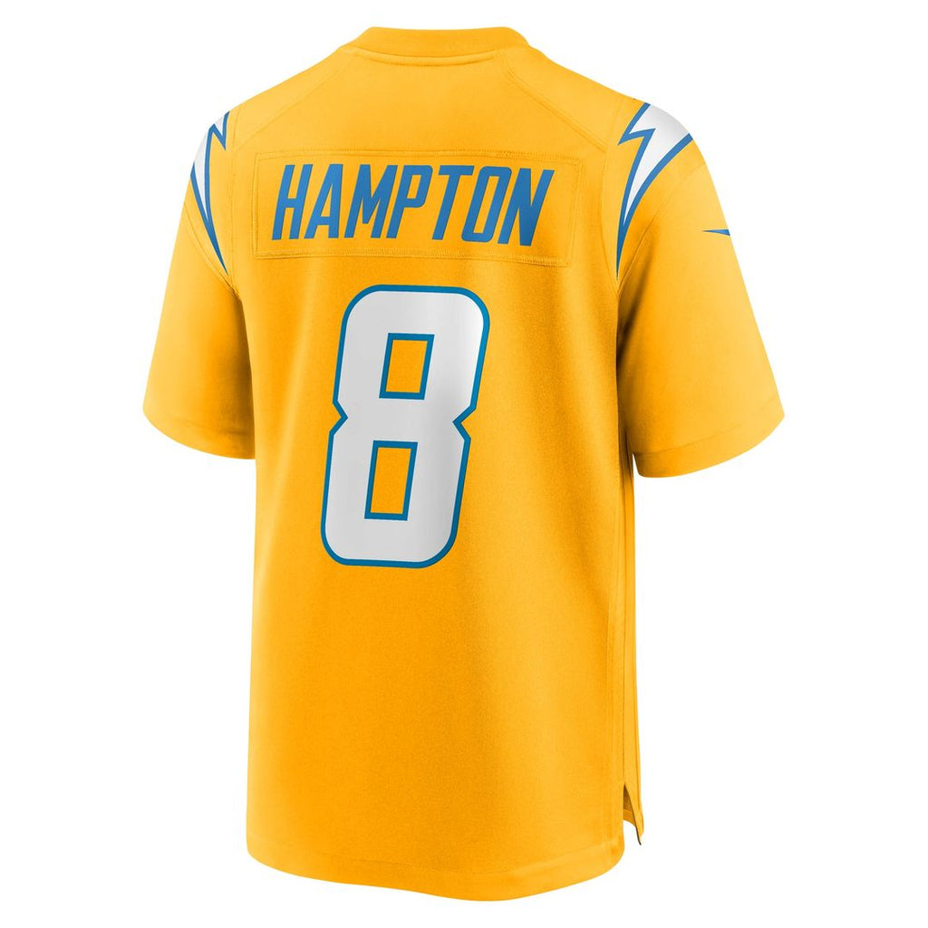 Los Angeles Chargers Omarion Hampton Nike Powder Blue Game Player Jersey