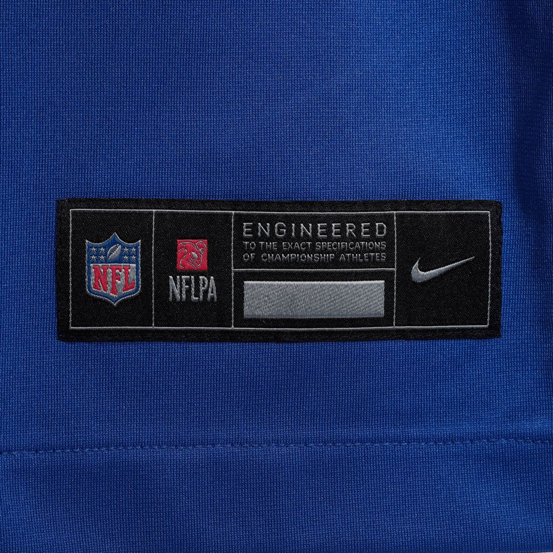 New York Giants D.J. Reader Nike Royal Game Jersey