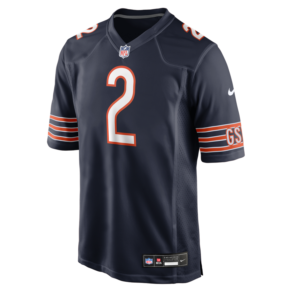 Chicago Bears Coby Bryant Nike Navy Team Game Jersey
