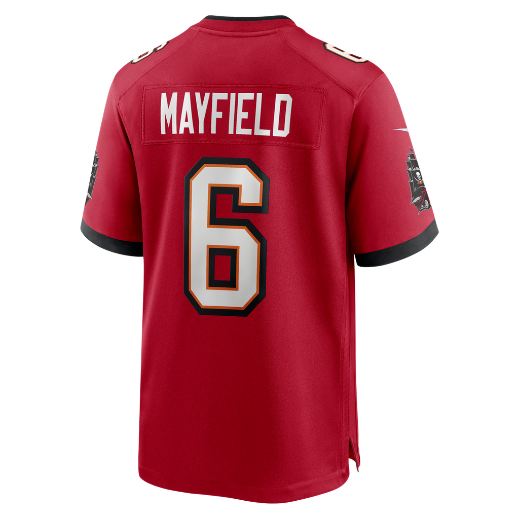 Tampa Bay Buccaneers Baker Mayfield Nike Pewter Alternate Game Player Jersey