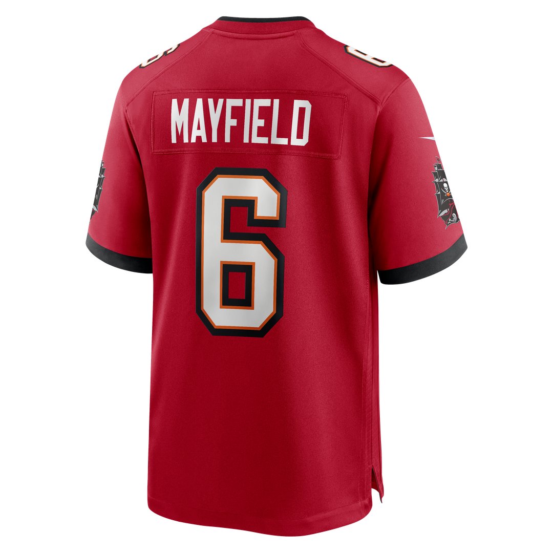 Tampa Bay Buccaneers Baker Mayfield Nike Pewter Alternate Game Player Jersey