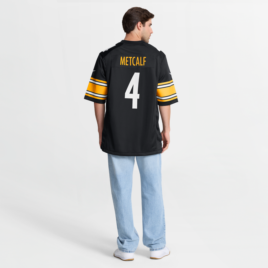 Pittsburgh Steelers DK Metcalf Nike Gold Alternate 1933 Throwback Game Jersey