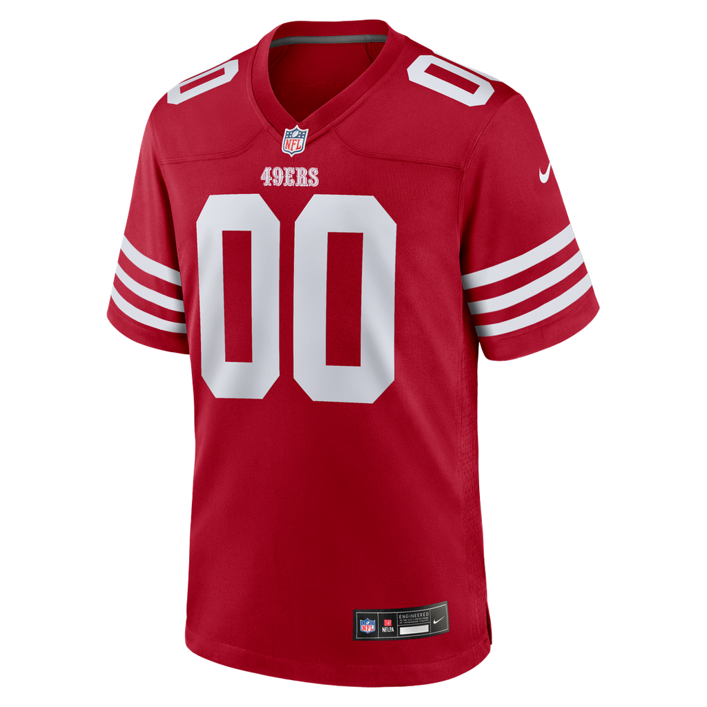 San Francisco 49ers Nike White Game Custom Player Jersey