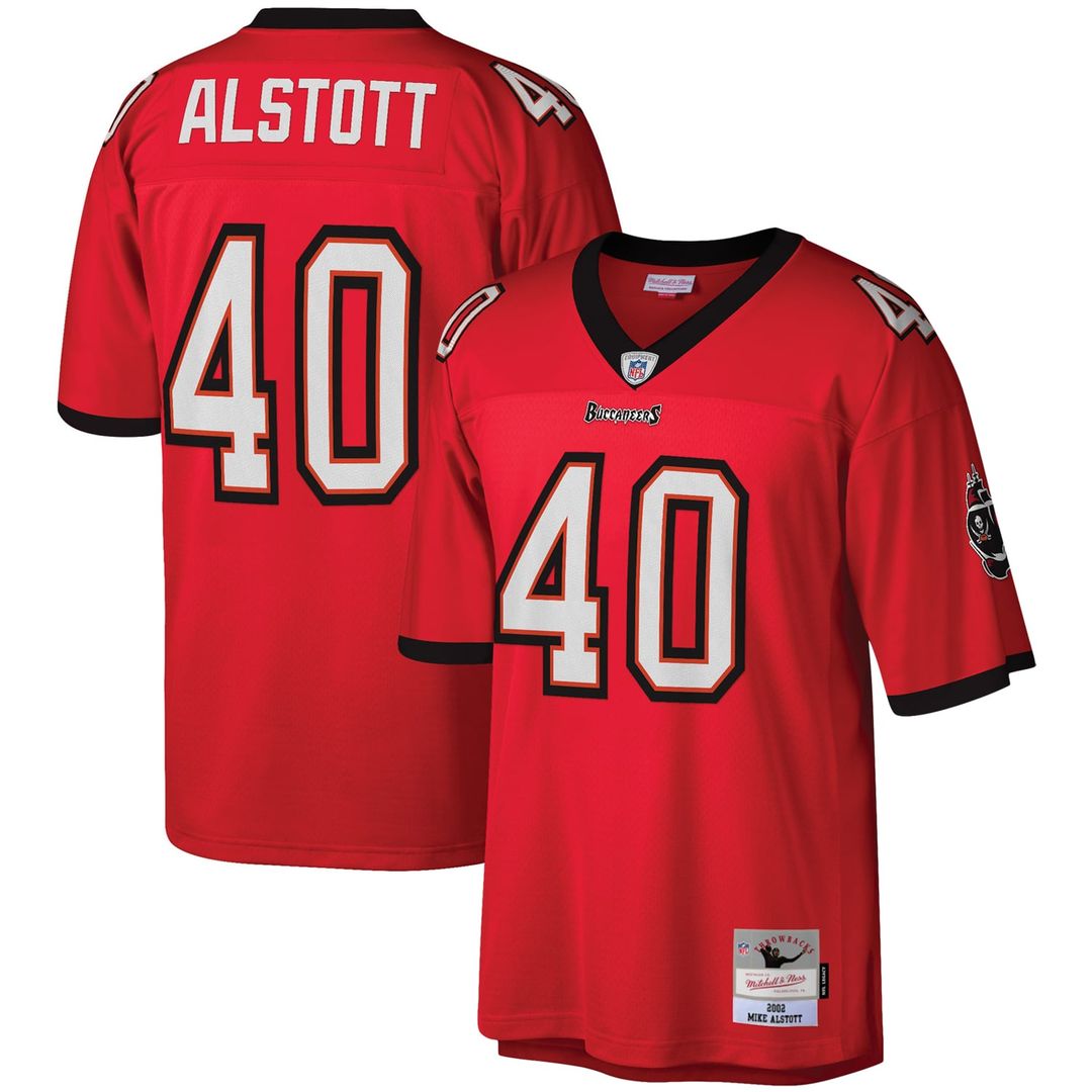 Tampa Bay Buccaneers Mike Alstott Mitchell & Ness Orange Legacy Replica Jersey